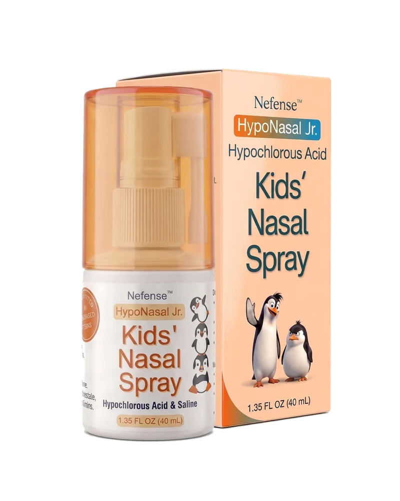 HypoNasal Junior for Kids - Nefense HOCl Nasal Defense for Children