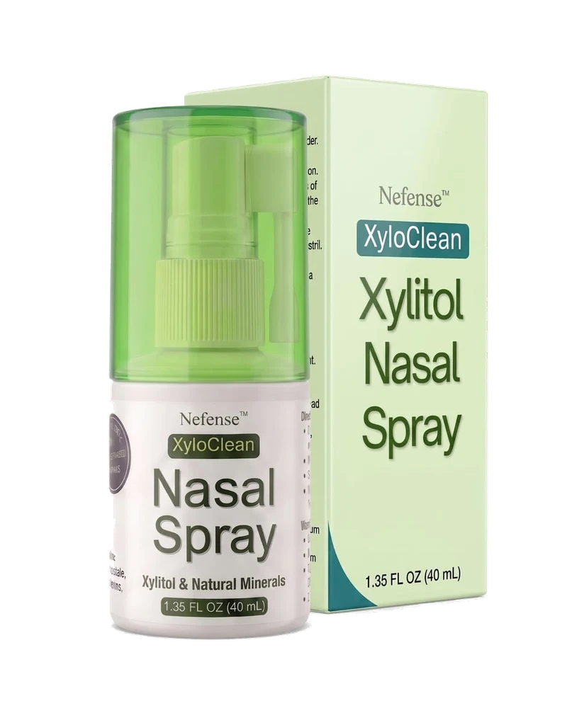 XyloClean Xylitol Nasal Spray - Nefense Moisturizing Natural Nasal Spray